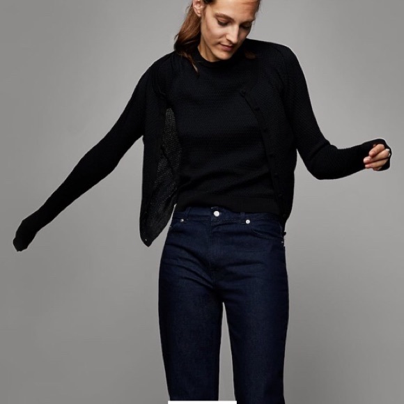 Zara Sweaters - Zara Intarsia Knit Buttoned Cardigan